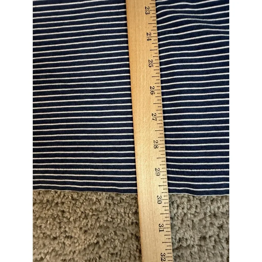 Vineyard Vines Polo Shirt Mens XL Blue Striped Short Sleeve 100% Pima Cotton